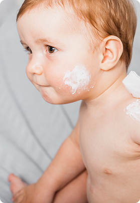 Don't splash it on baby's skin … baby skin sensitive