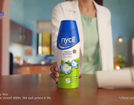 Karo ghamoriyon ki chhutti with Nycil Cool Talc